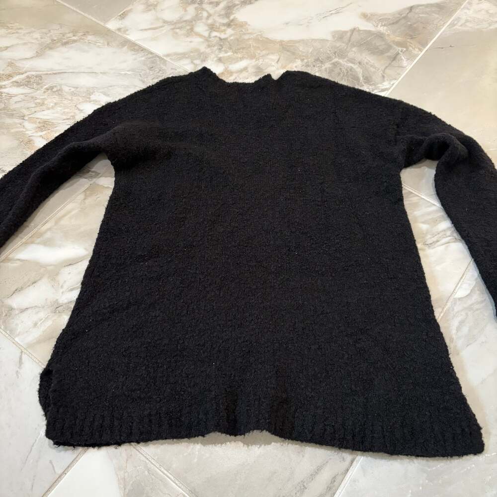 Sanctuary Popcorn Knit Pullover Sweater in Black - Picture 3 of 3